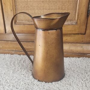 Vintage Brass Pitcher